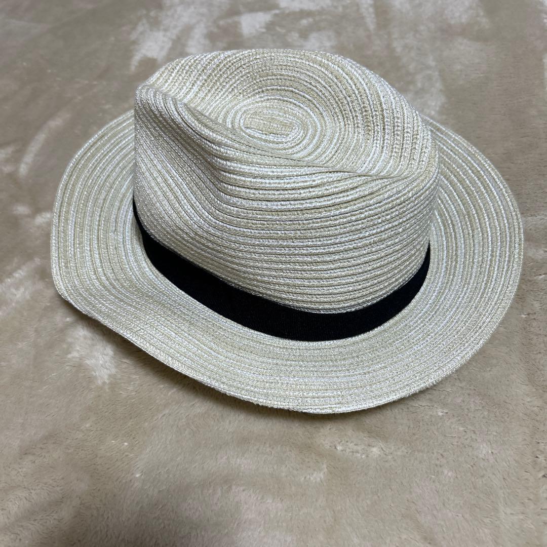 定価27000 EMPORIO ARMANI 麦わら帽子 ユニセックス 58