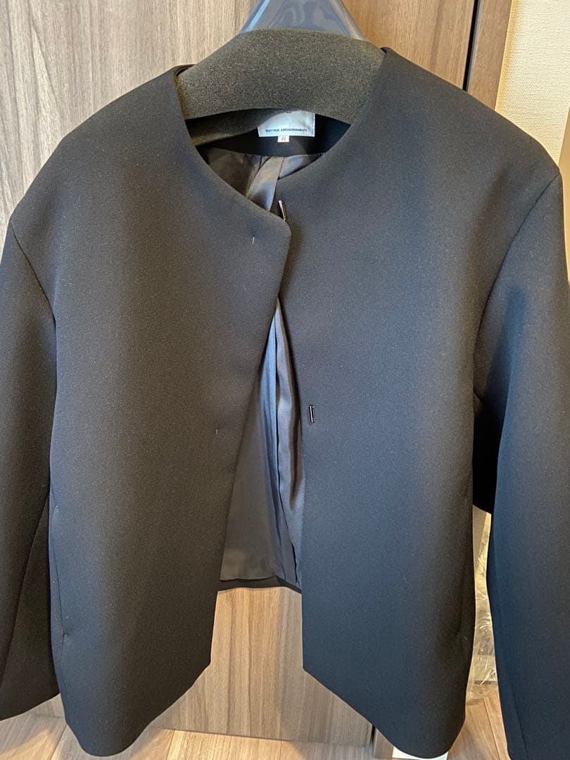 23区L【VERYコラボ】ストレッチトリプルクロス ノーカラージャケット