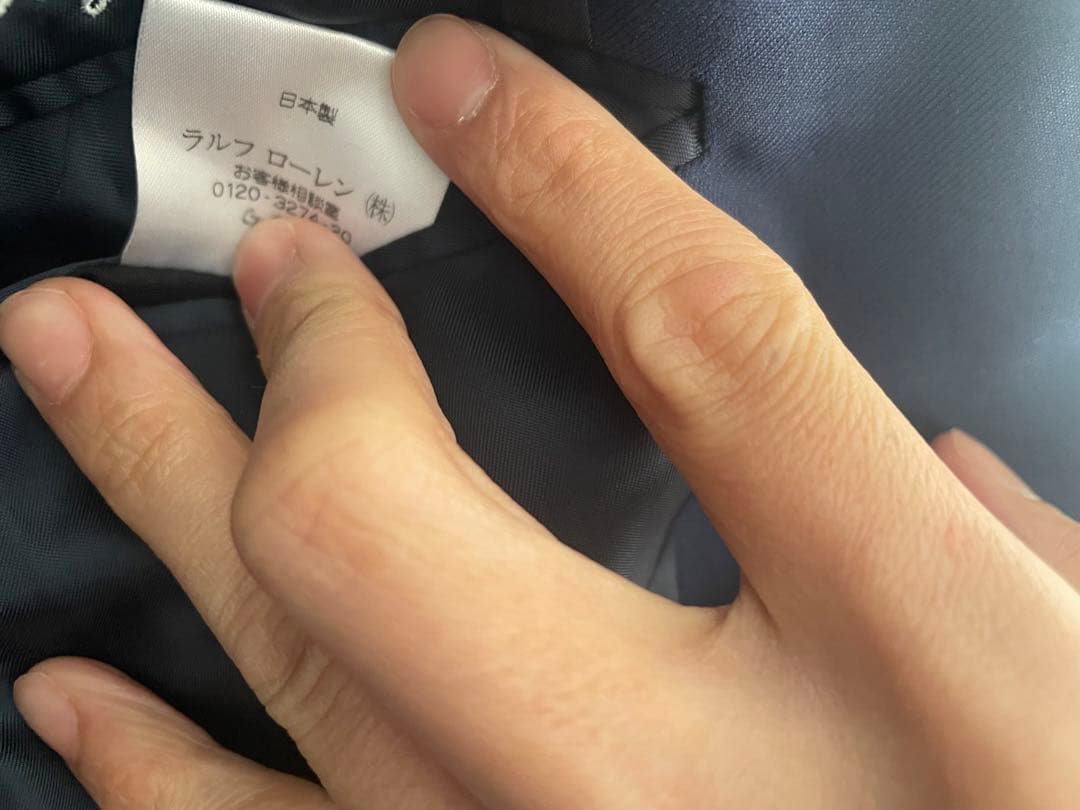 Polo Ralph Lauren ネイビー　オーダースーツ