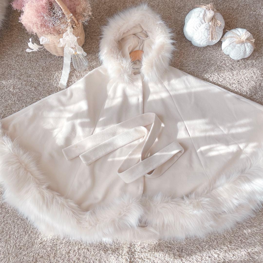 【にんじん様♡】ロイヤルパーティー フードファーケープコート