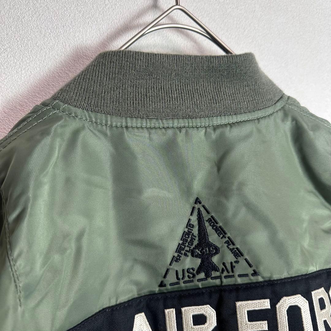 アヴィレックス　M-1 フライトジャケット　X-15 ミリタリー　ワッペン　XL