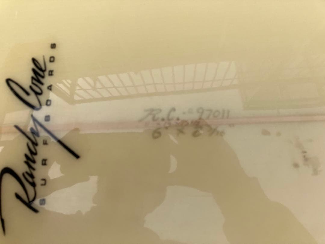 値下げ鬼レアRANDY CONE 6 CHANNEL SINGLE 6’0