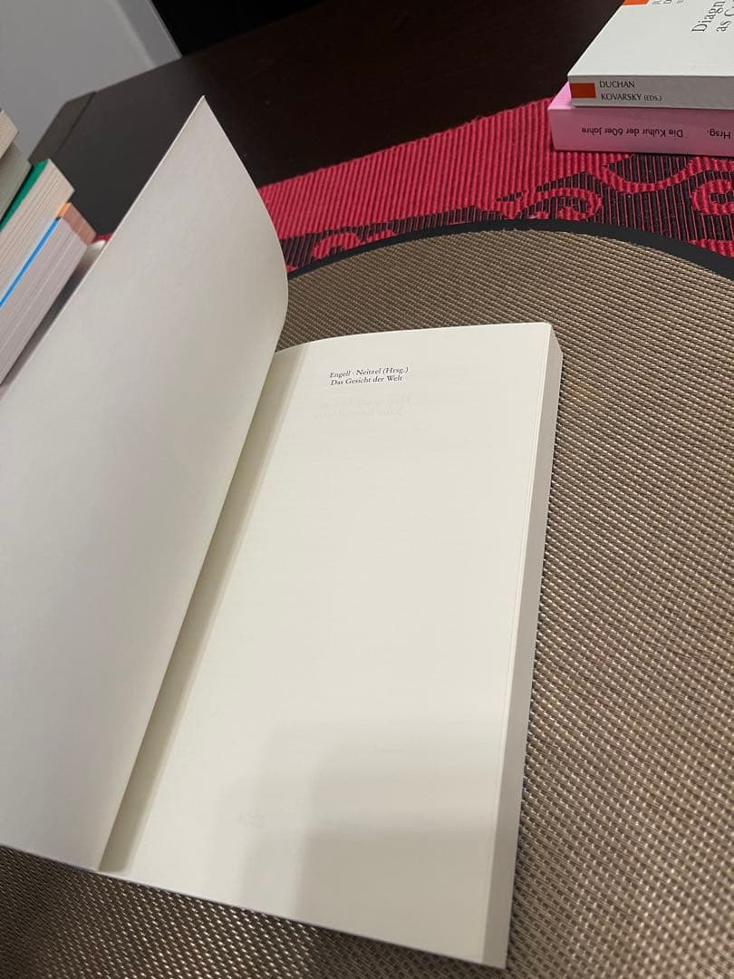 洋書 Das Gesicht der Welt