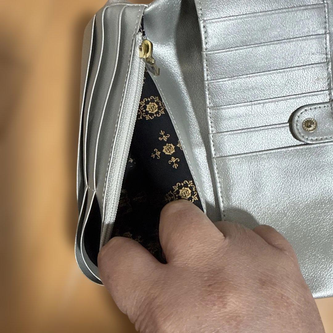 ANNA SUI アナスイ　ファンタジア　長財布　シルバー