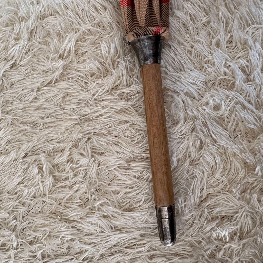 Burberry’s バーバリーズ 長傘 ノバチェック 木製ハンドル カサ