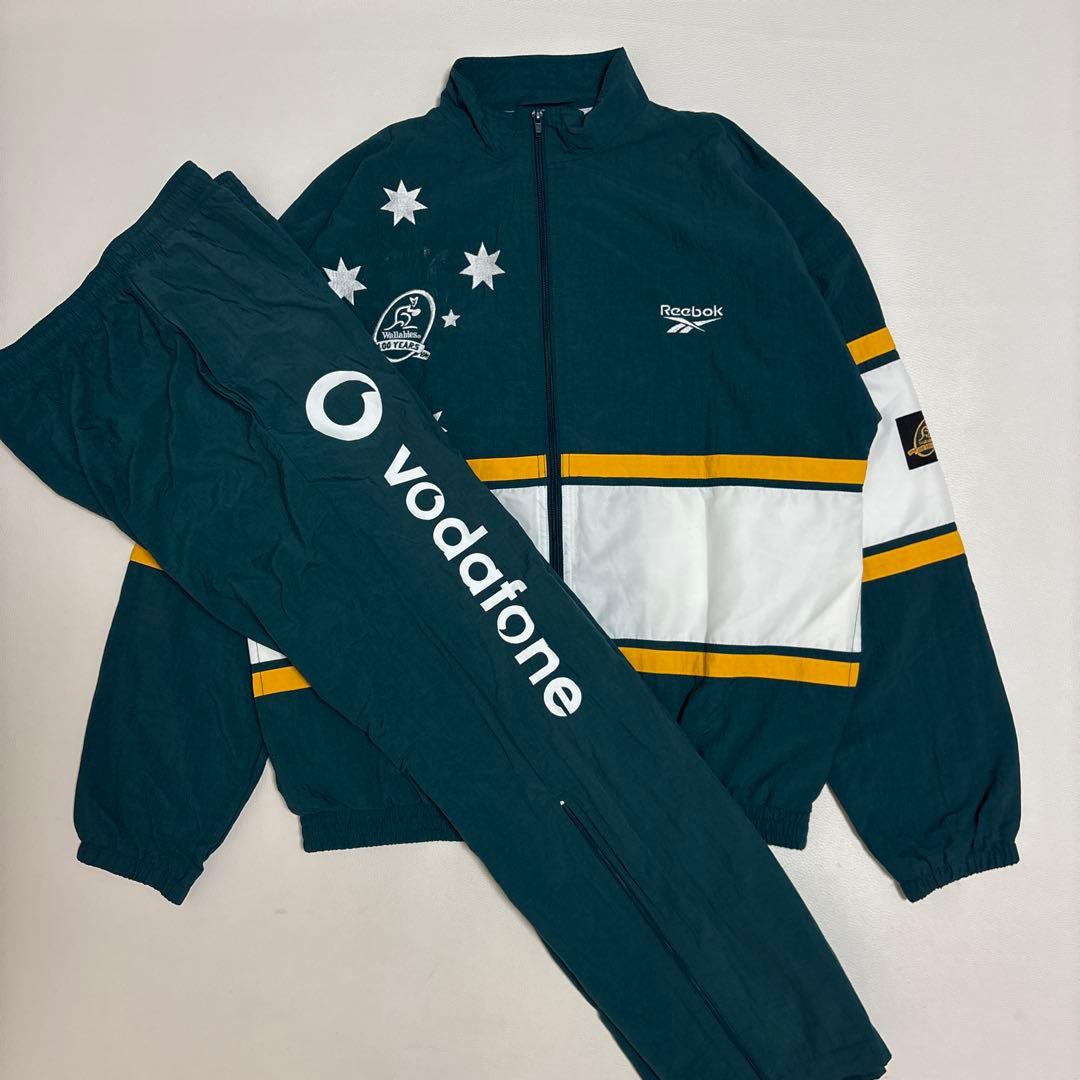 Reebok 1999年 ラグビー オーストラリア代表 ナイロン セットアップ