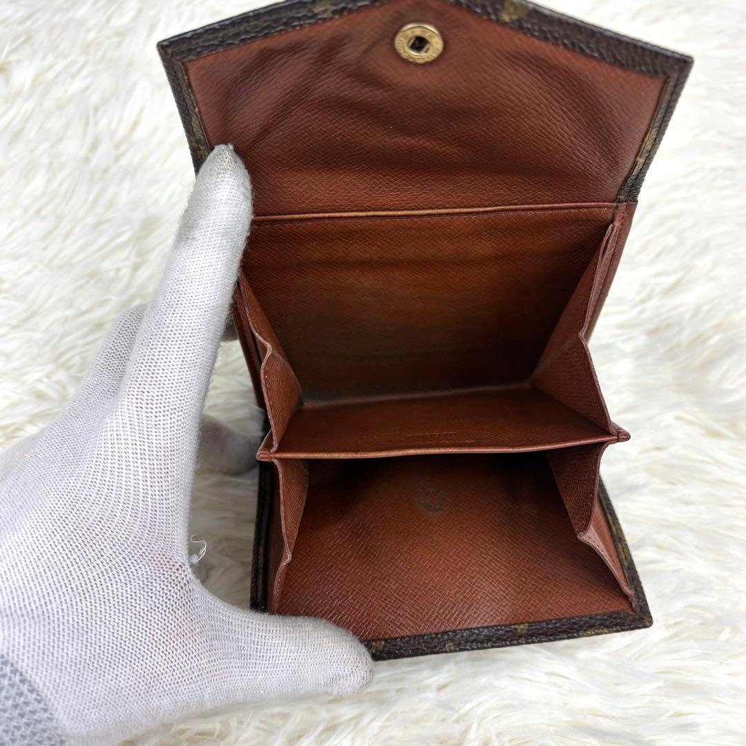 美品✨ルイヴィトン モノグラム 折り財布 Wホック財布 M61600