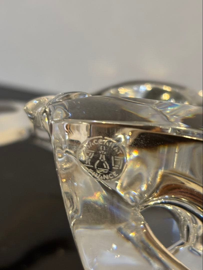 バカラ Baccarat 干支 馬 クリスタル 置物