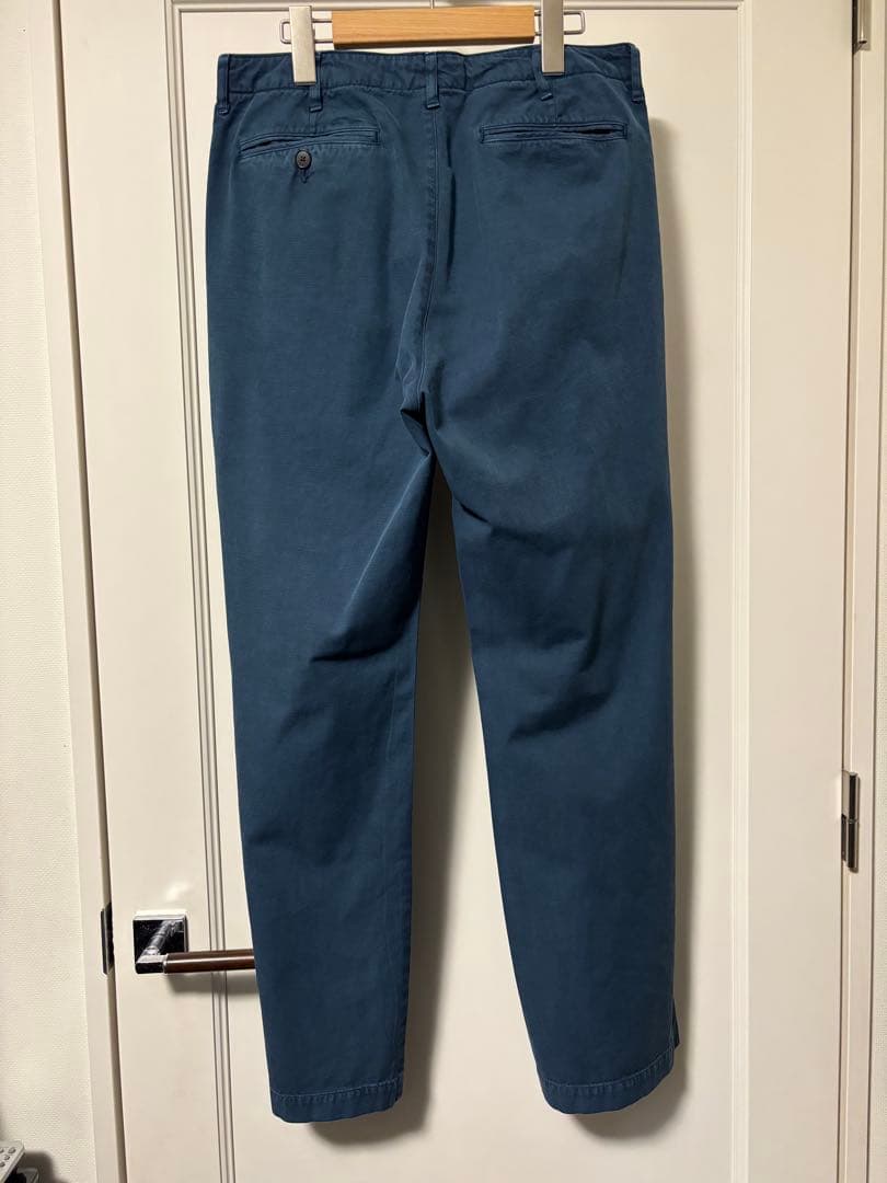 パンツ AURALEE PRODUCTDYED FINX GABARDINE PANTS