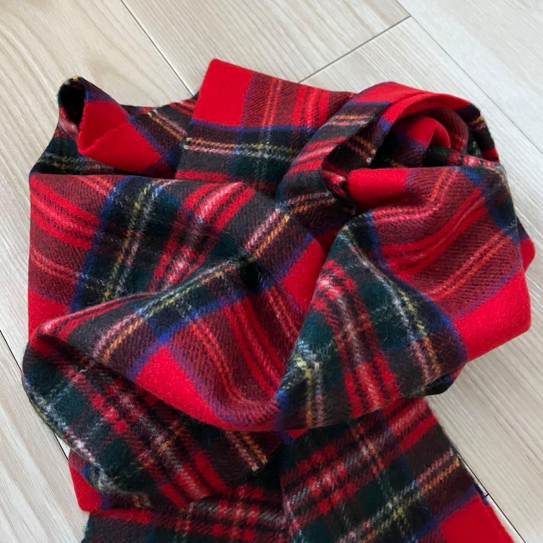 ジョンストンズ カシミヤ100% マフラー  STEWART