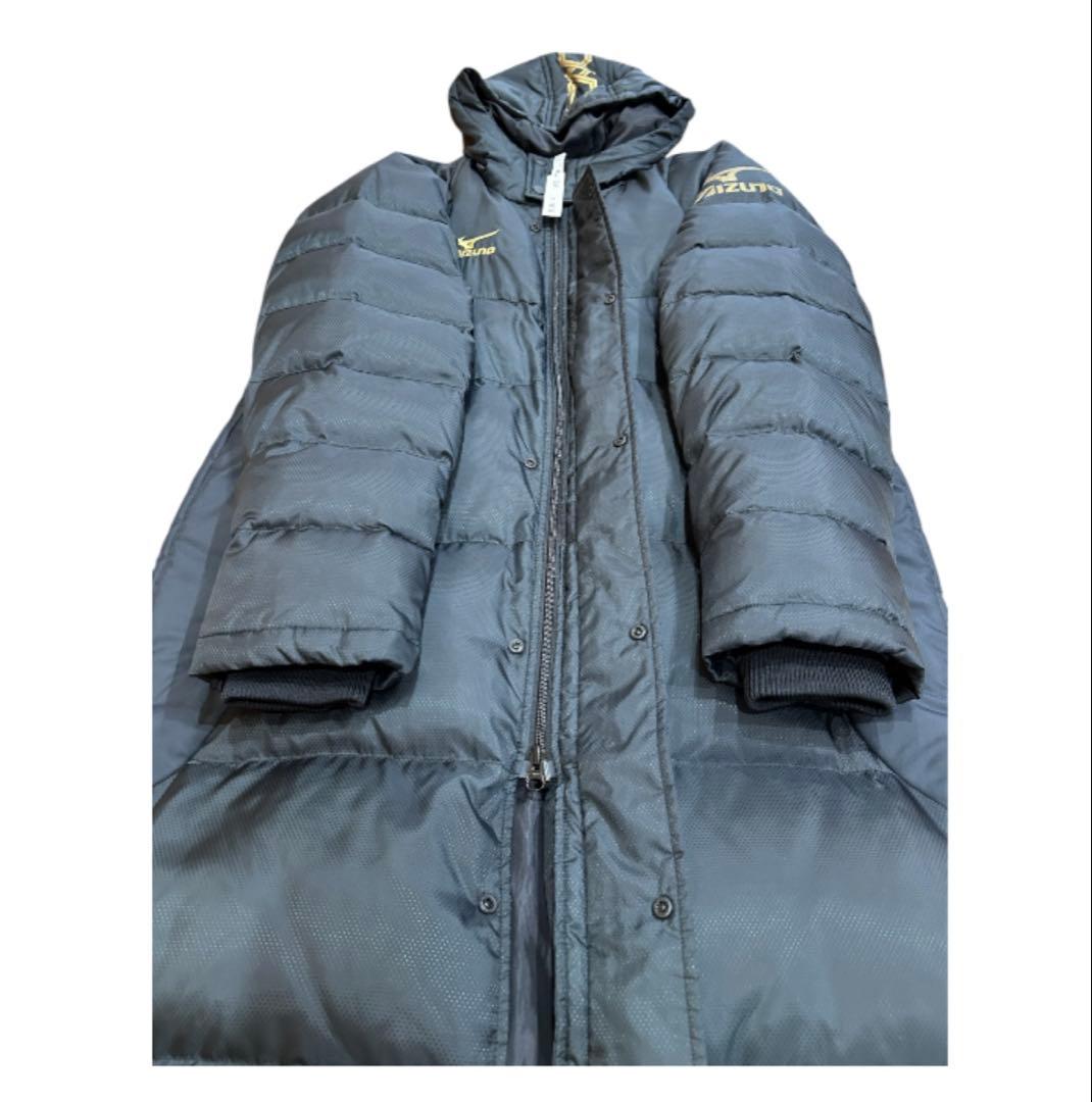 【美品】 【クリーニング済】MIZUNO ミズノ ダウンベンチコート／メンズＬ