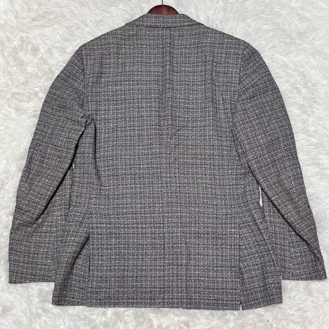 二つセット ラルディーニ ジャケット チェック グレー系 48 M相当