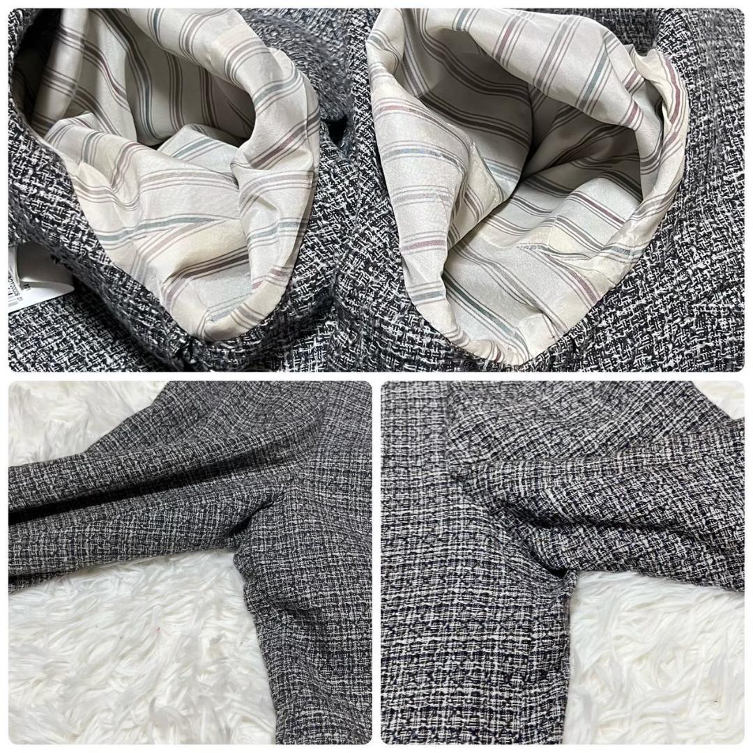 二つセット ラルディーニ ジャケット チェック グレー系 48 M相当