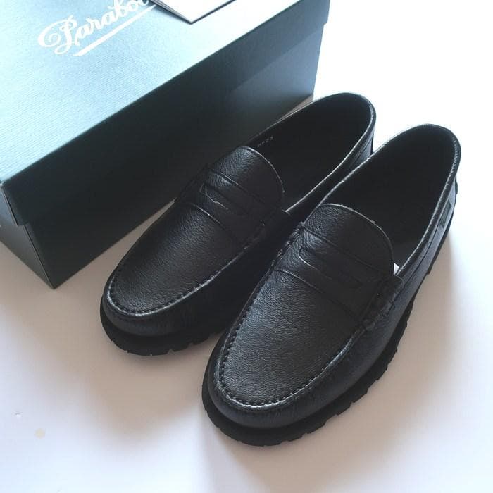 新品 パラブーツ ローファー/コローレイド/ブラック 6（5559)baghj