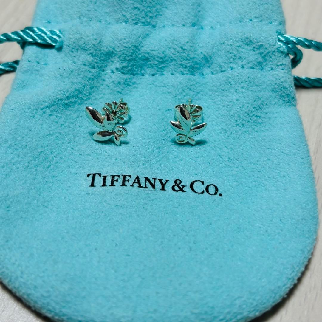 ティファニー TIFFANY&Co. シルバー925 ピアス オリーブリーフ