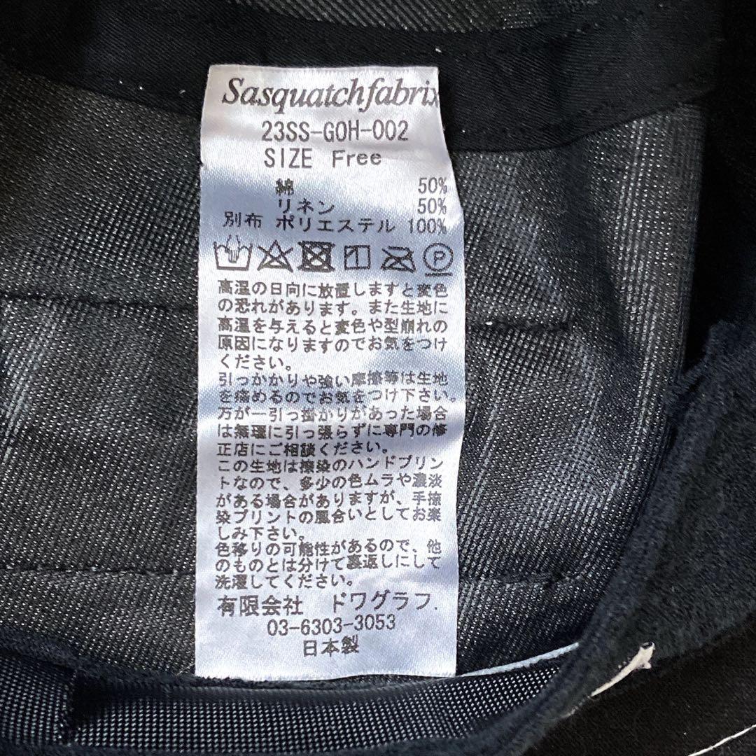 帽子 SASQUATCHfabrix. ANIMAL PATTERN BUSH HAT