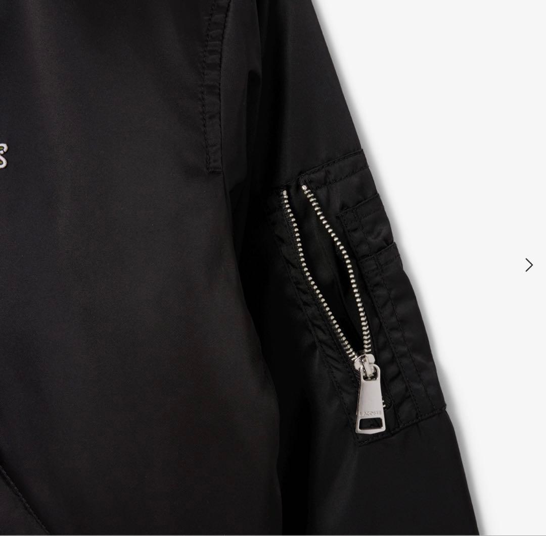 LACOSTE 撥水ボンバー 中綿 MA-1フライトジャケットミリタリーブルゾン