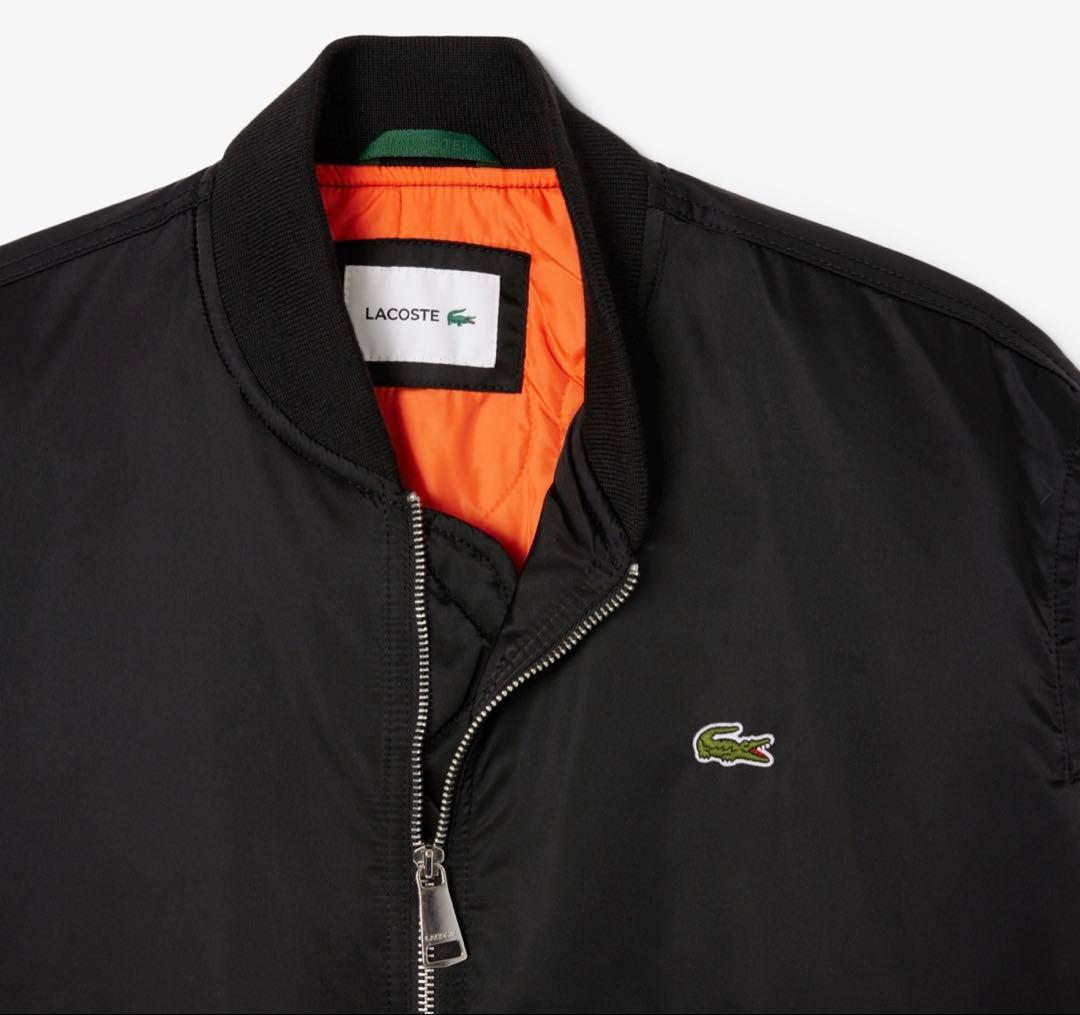 LACOSTE 撥水ボンバー 中綿 MA-1フライトジャケットミリタリーブルゾン