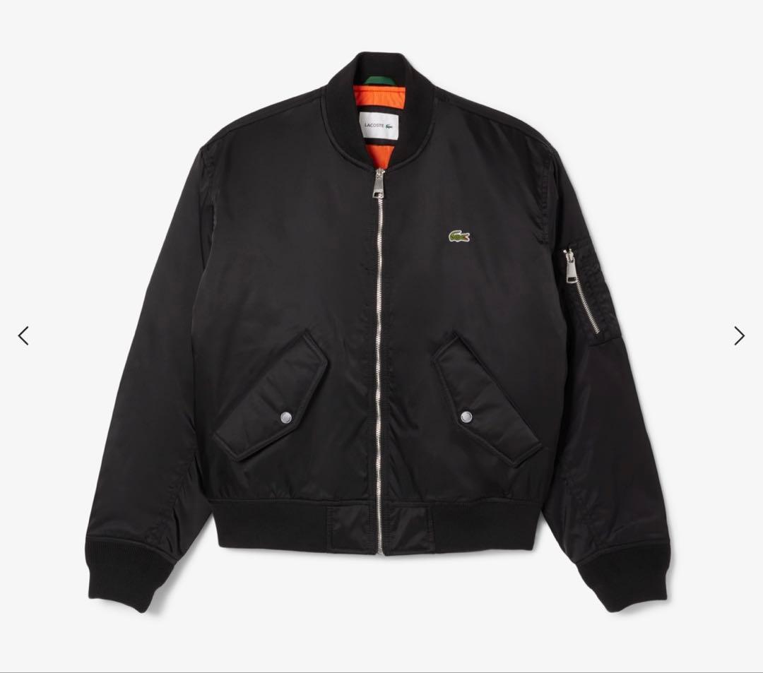 LACOSTE 撥水ボンバー 中綿 MA-1フライトジャケットミリタリーブルゾン