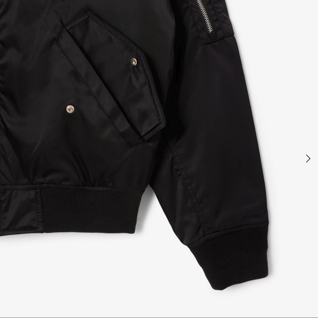 LACOSTE 撥水ボンバー 中綿 MA-1フライトジャケットミリタリーブルゾン