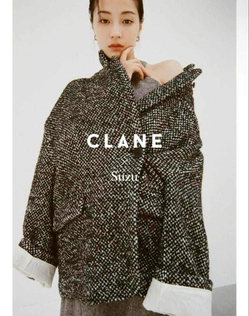 値段交渉可です^_^ CLANE × Suzu ツイードコート