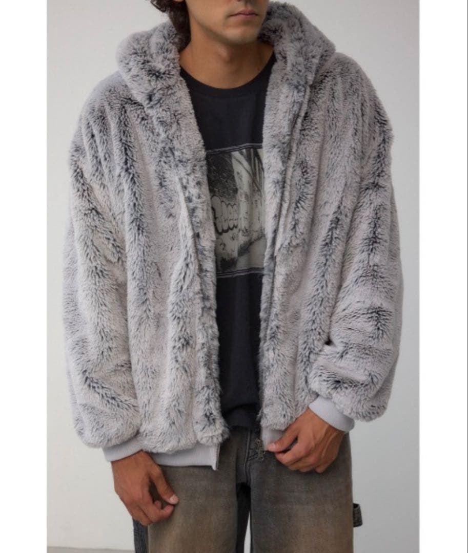 AZUL アズール フェイクファーブルゾン マウジー レディースメンズ