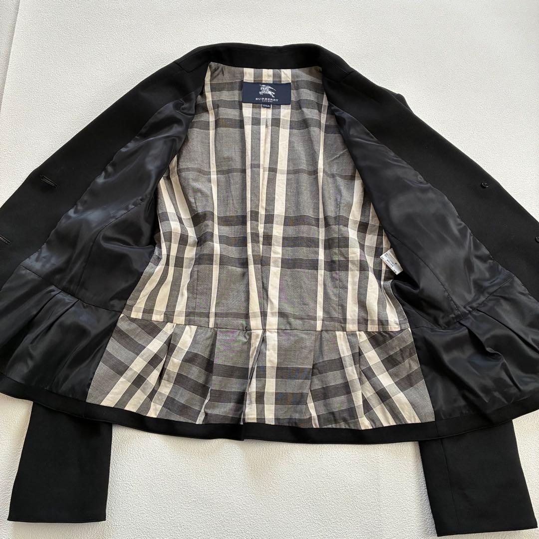 【美品】バーバリーロンドン ペプラムジャケット 170A 卒業式発表会セレモニー