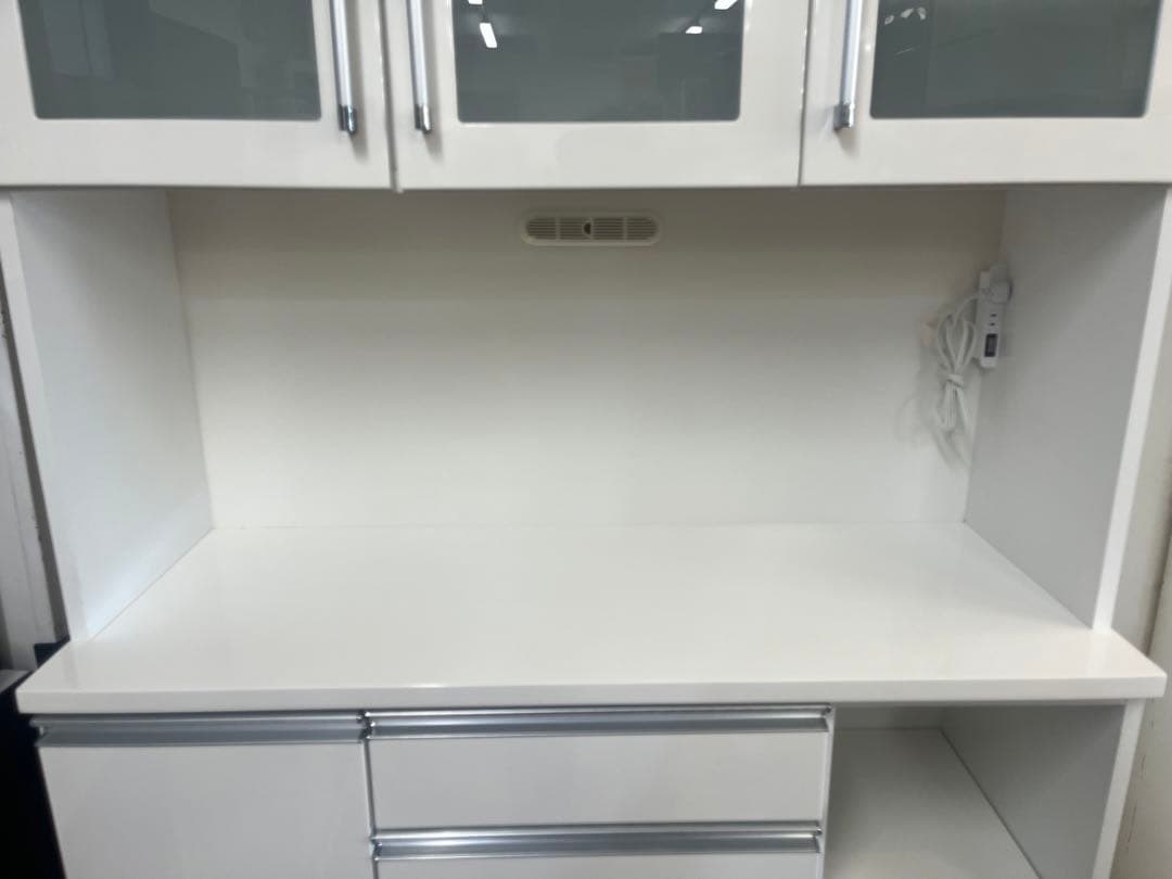 M080　レンジボード　食器棚　カップボード　幅1195mm