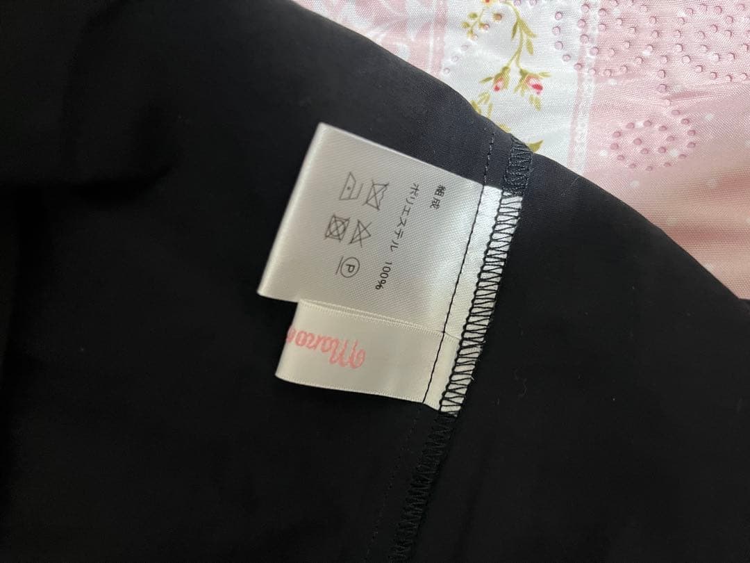 マノントーキョー　ハーネスリボンワンピース　黒