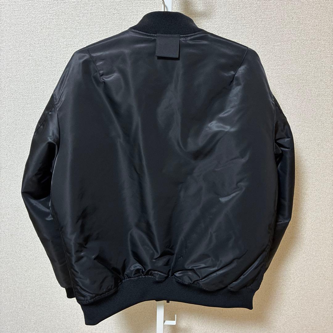 【XL】 UNIQLO ハイブリッドダウンオーバーサイズ MA-1 ブラック