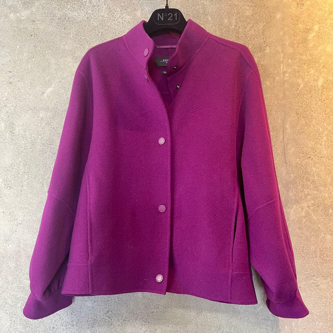 WEEKEND MaxMara ウールコート 紫