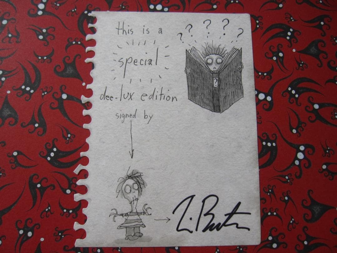 The Art Of Tim Burton　限定1000部　直筆サイン入り