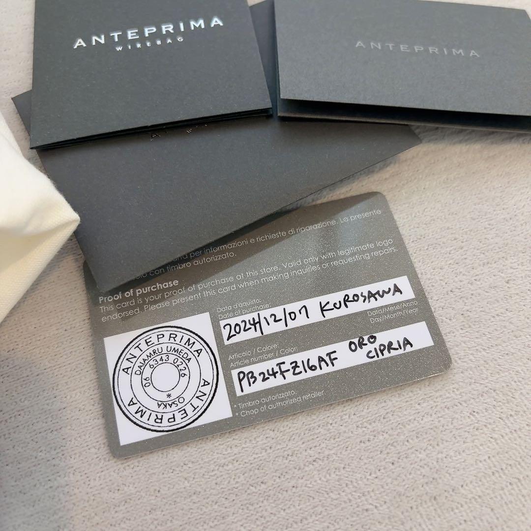 28日まで価格！アンテプリマ ワイヤーグリッターⅡ パウダリーピンクゴールド