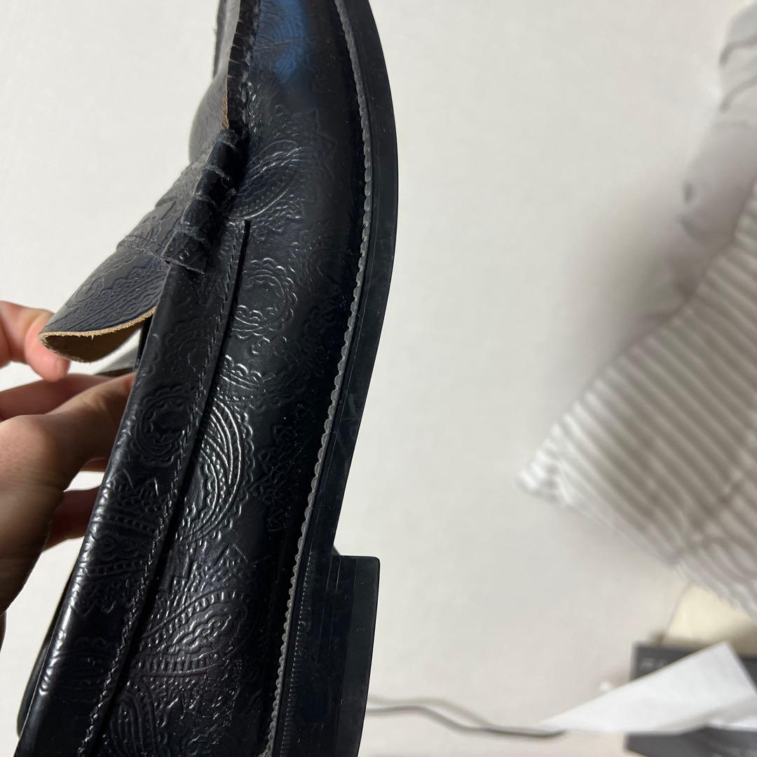 Kenford ケンフォードペイズリー柄ローファー