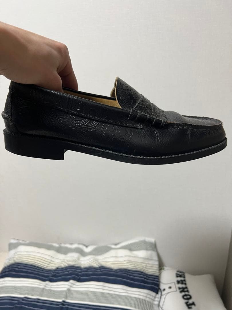 Kenford ケンフォードペイズリー柄ローファー