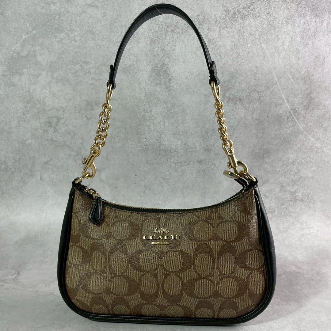 ✨極美品✨コーチ　テリ　ワンショルダーバッグ　　2way シグネチャー　チェーン