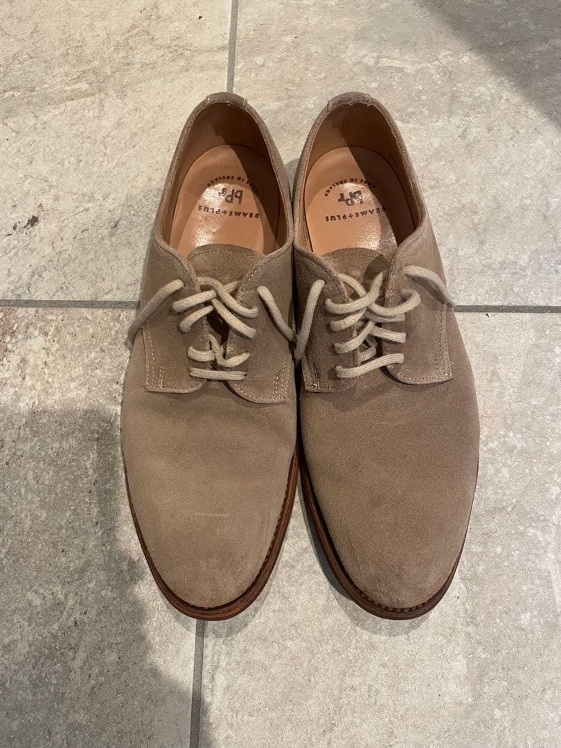 ★ハス★ダーティーバックス BEAMS+PLUS ベージュ スエード