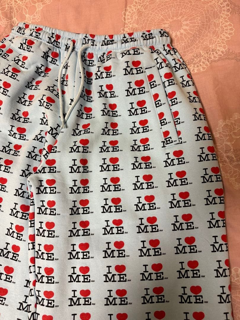 ASHLEY WILLIAMS I ♥︎ ME 水色　スウェットパンツ