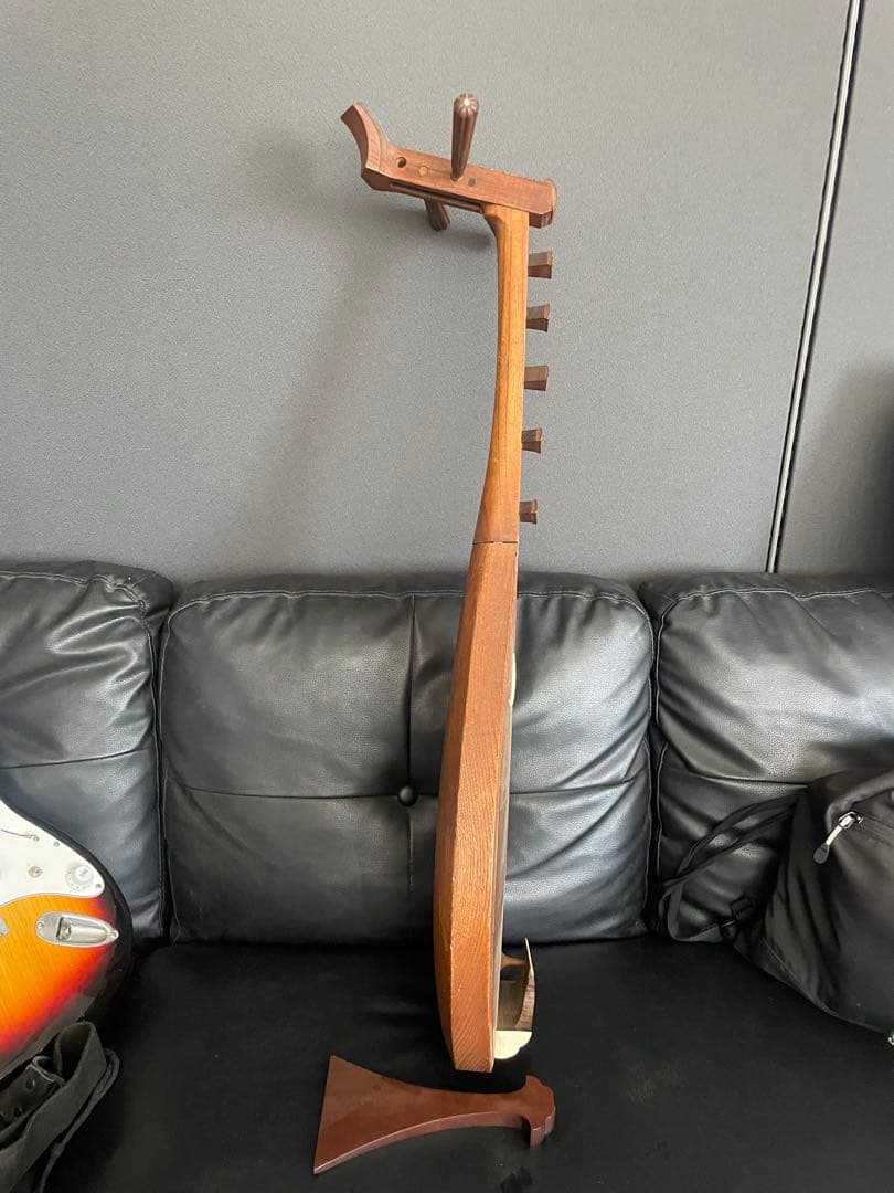 レア 筑前琵琶 四弦五柱 マンモス装飾 和楽器 弦楽器