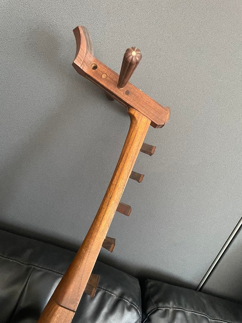 レア 筑前琵琶 四弦五柱 マンモス装飾 和楽器 弦楽器