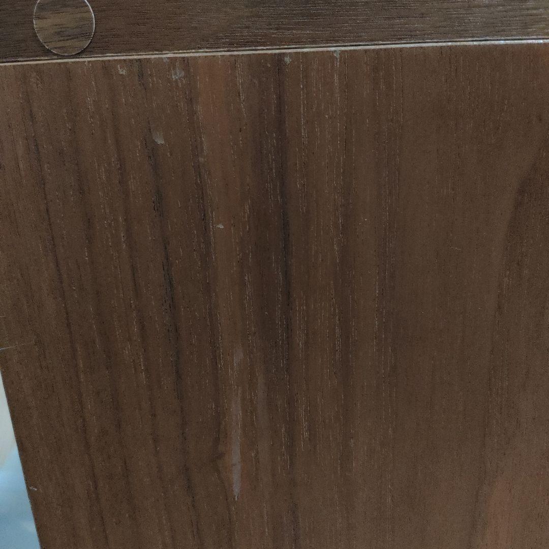 無印良品 スチールユニットシェルフ用・ボックス・ガラス引き戸・ウォールナット