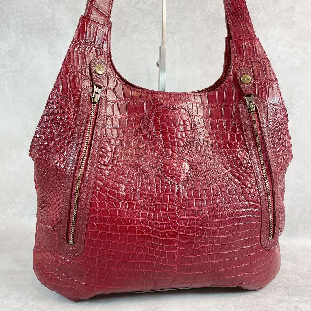 IBIZA イビサ　トートバッグ　ナイルクロコダイル　クロコダイル革
