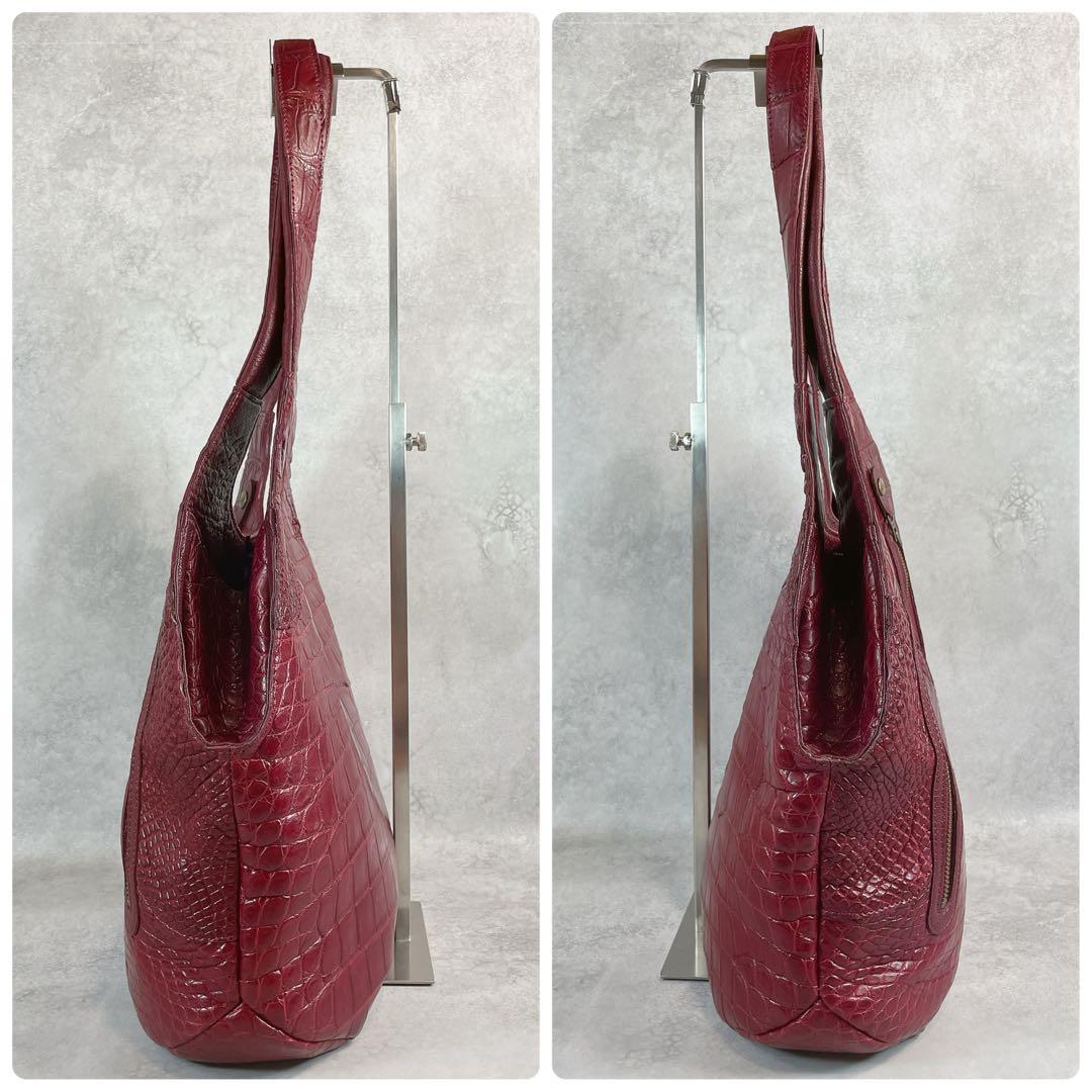 IBIZA イビサ　トートバッグ　ナイルクロコダイル　クロコダイル革