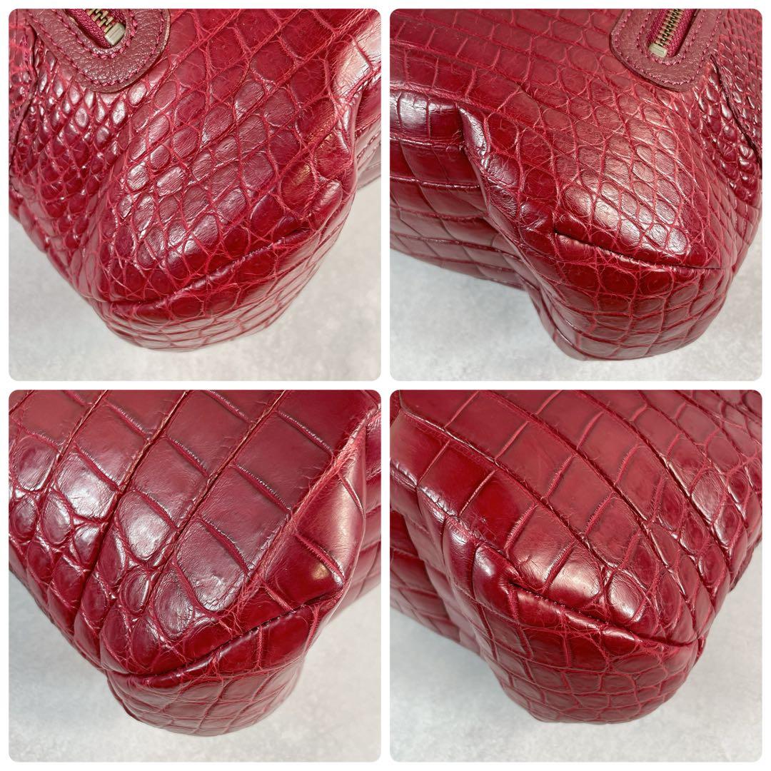 IBIZA イビサ　トートバッグ　ナイルクロコダイル　クロコダイル革