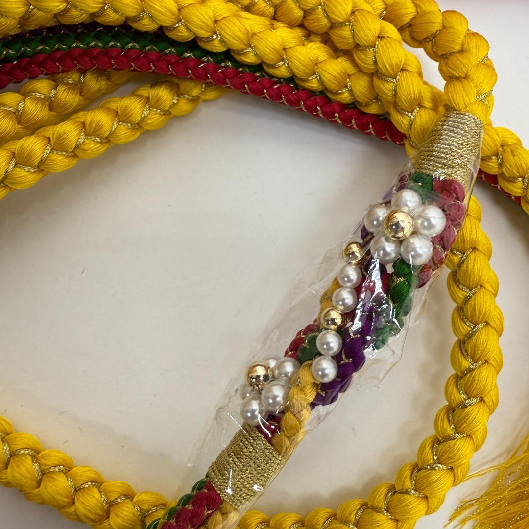 振袖フルセット マスタード色 成人式 草履バック付 裄68cm S-214