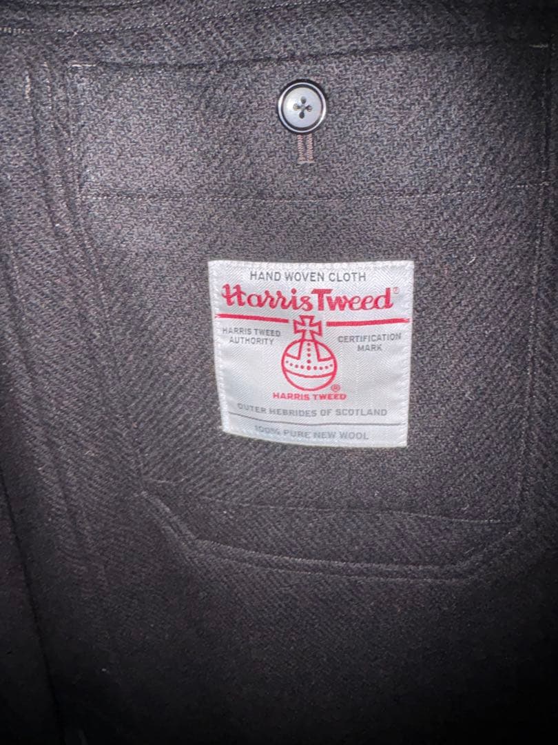 MARGARET HOWELL ダークブラウン チェスターコート S