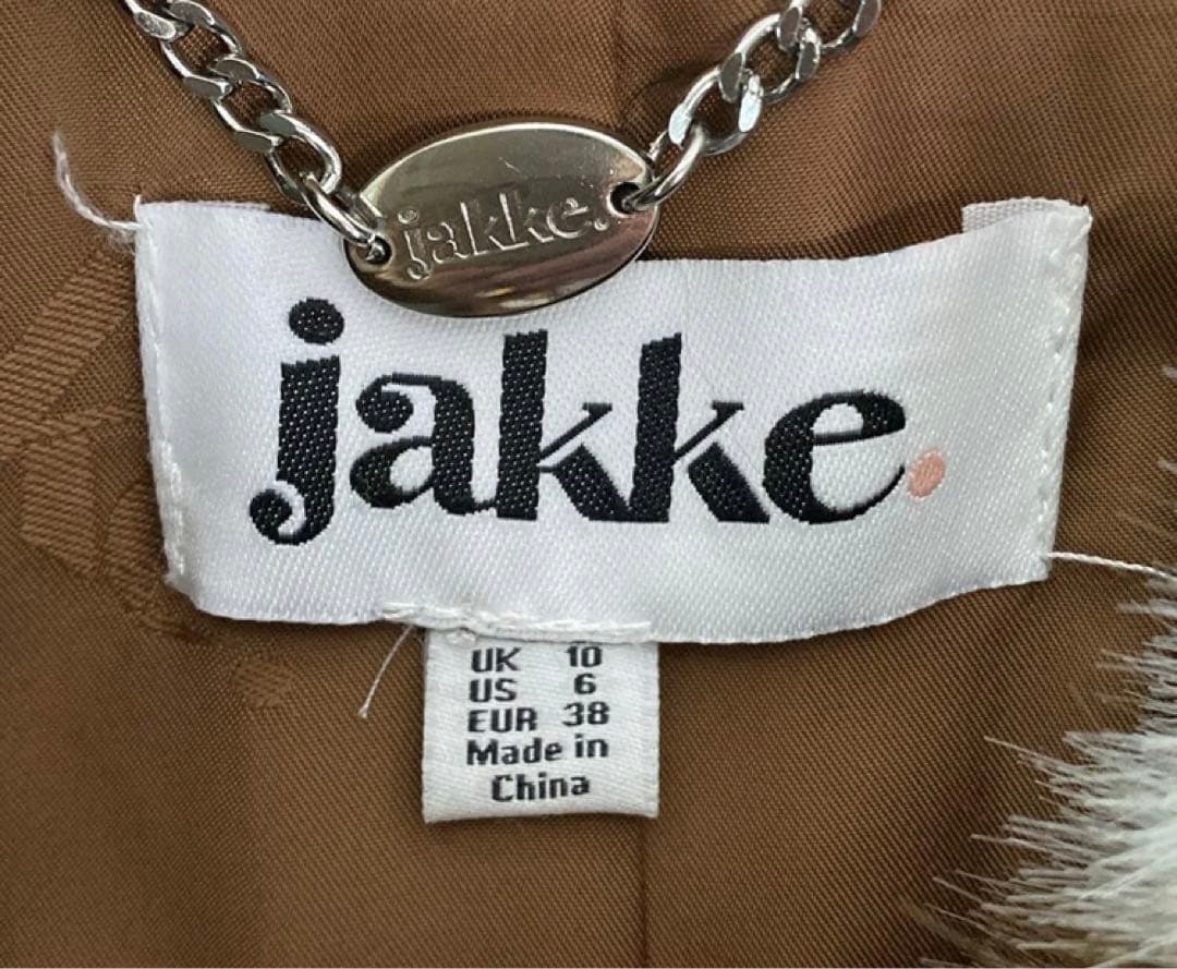 jakke ドット エコファーコート UK10