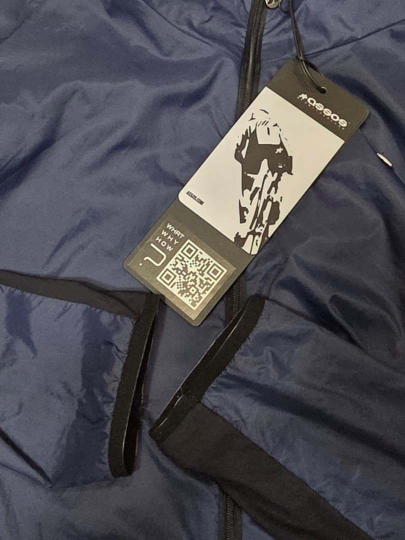 ASSOS ミレGT ウィンドジャケットC2　Mサイズ ネイビー