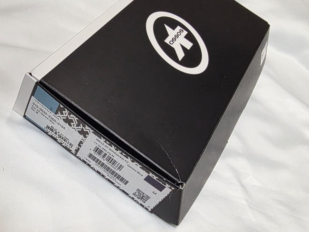 ASSOS ミレGT ウィンドジャケットC2　Mサイズ ネイビー