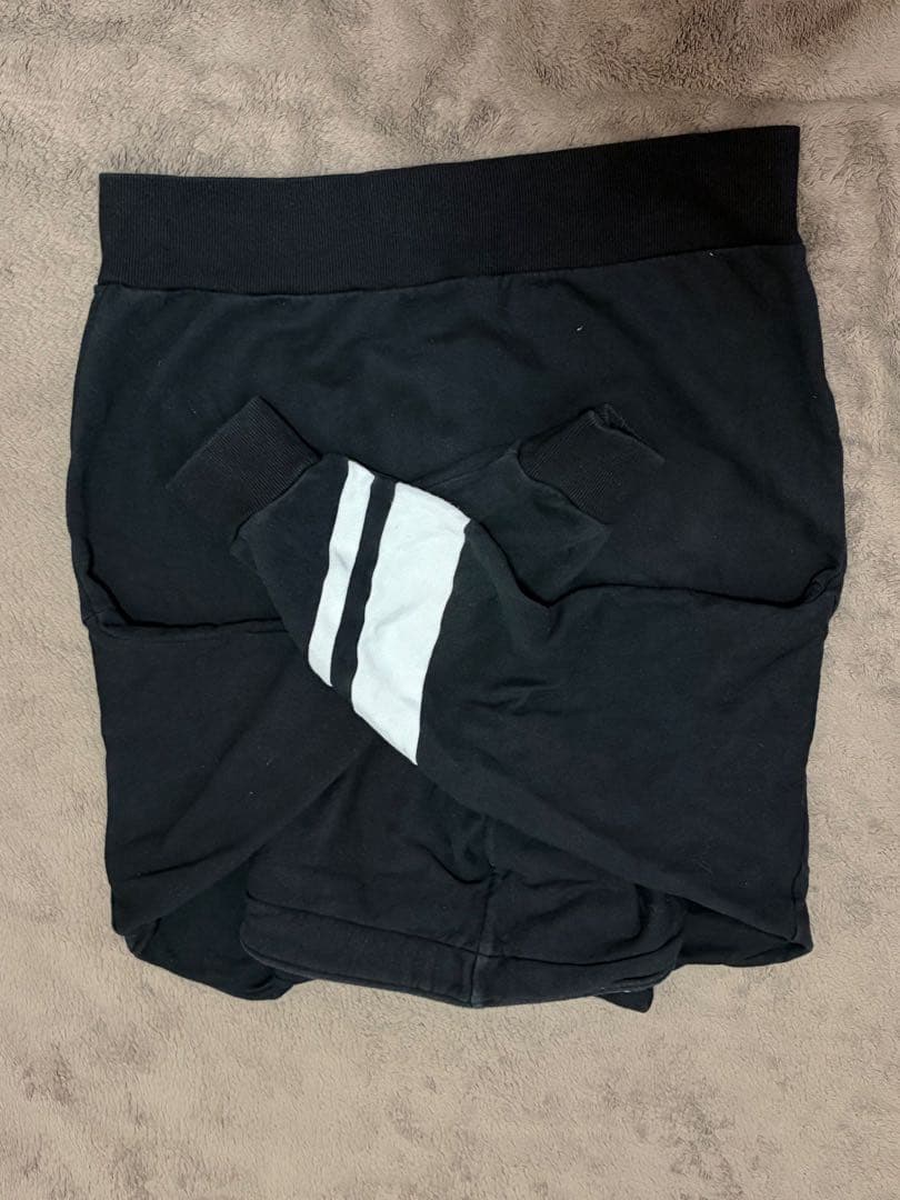 CRONOS ブラック フードパーカー